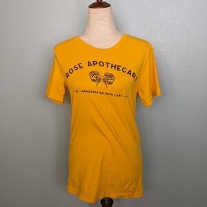 Shitt's Creek Rose Apothecary yellow t-shirt S